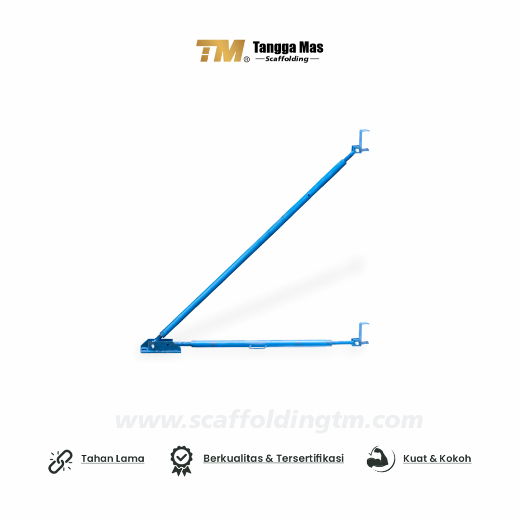 Scaffolding - Bekisting System -Push Pull Props 2.9 m - Bekisting Tangga Mas - www.tanggamasjayamakmur.com - www.bekistingindonesia.com - Cover