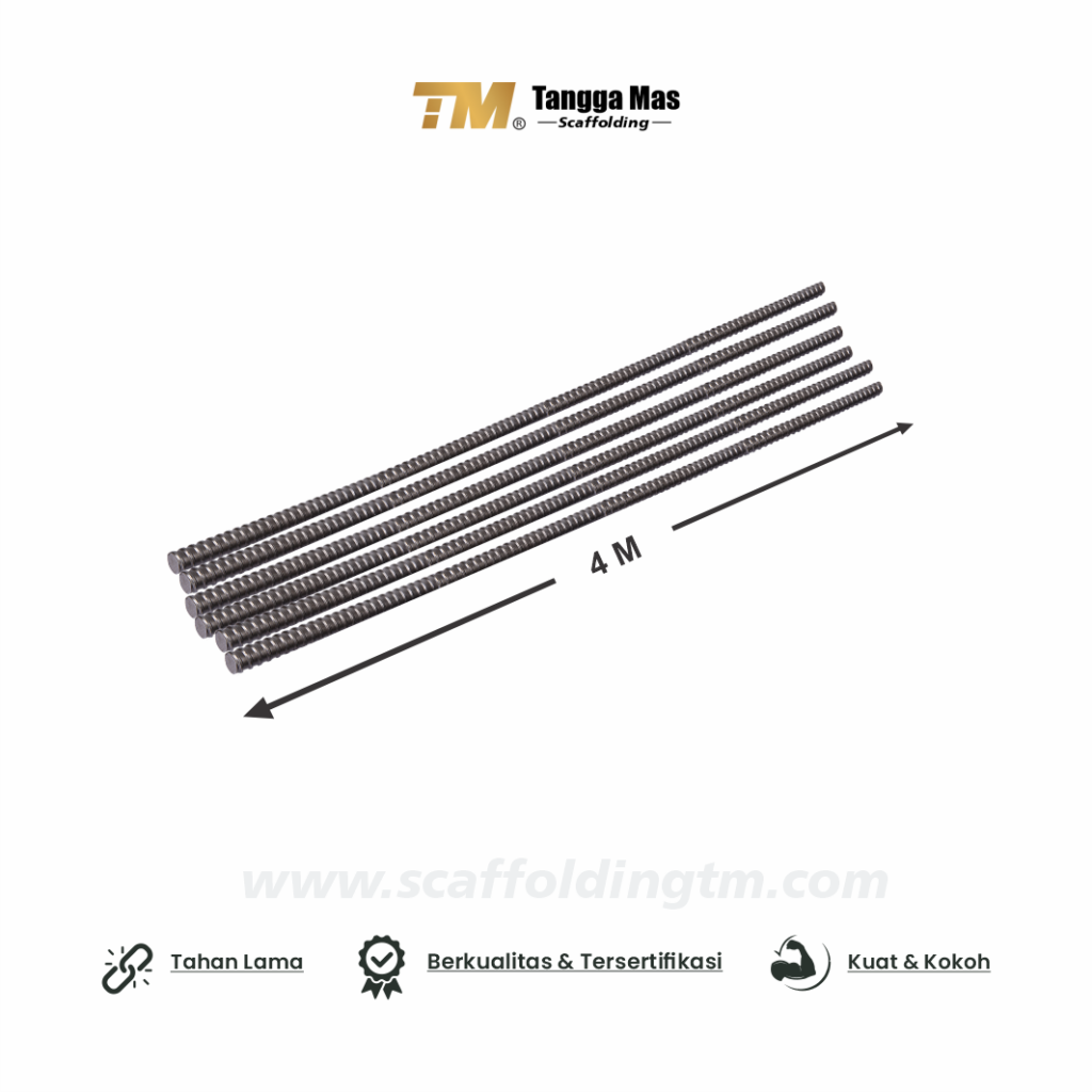 Scaffolding - Bekisting System - Tie Road 4 meter - Bekisting Tangga Mas - Bekisting Scaffolding - www.tanggamasjayamakmakmur.com - www.bekistingindonesia.com - cover 4