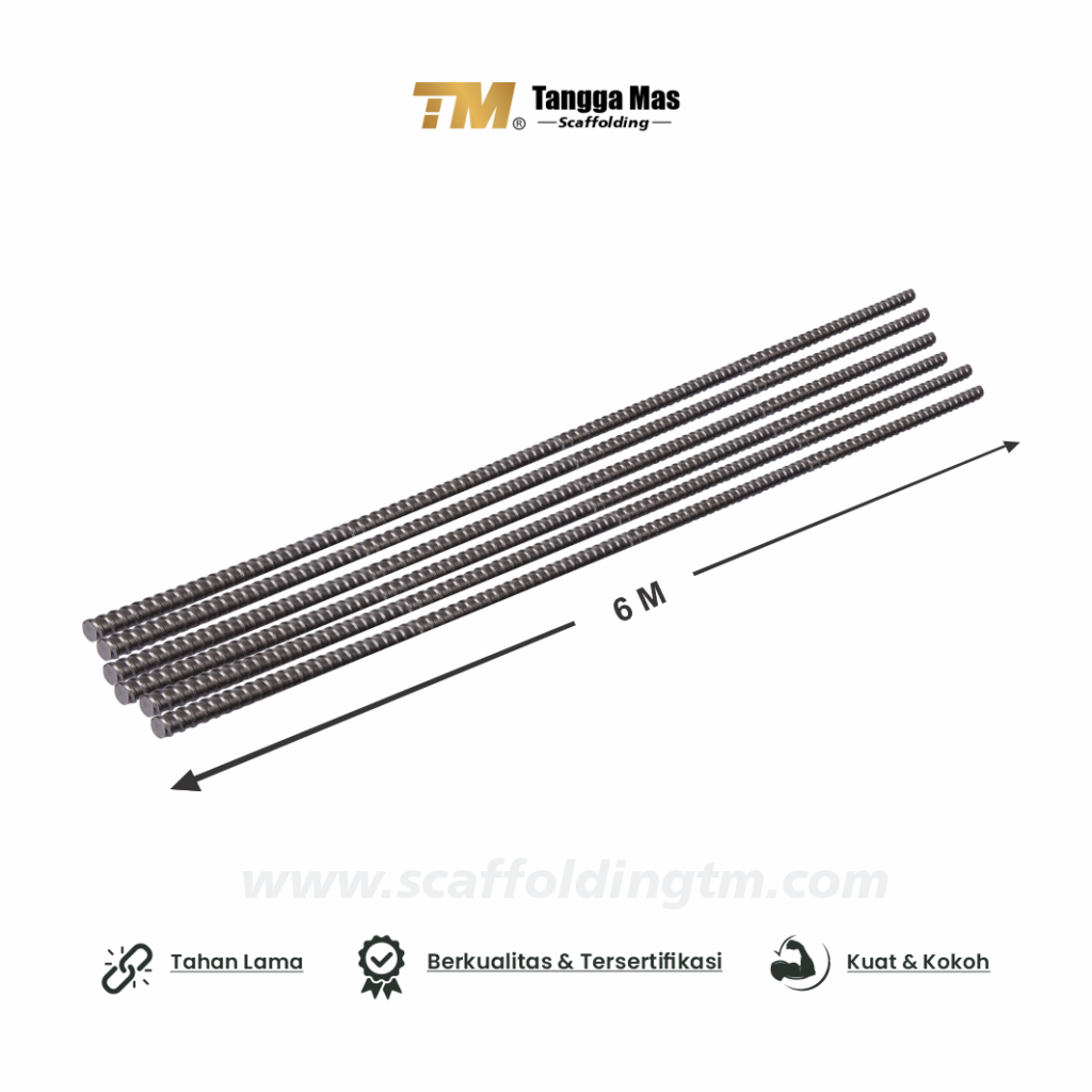 Scaffolding - Bekisting System - Tie Road 6 meter - Bekisting Tangga Mas - Bekisting Scaffolding - www.tanggamasjayamakmakmur.com - www.bekistingindonesia.com - cover 2